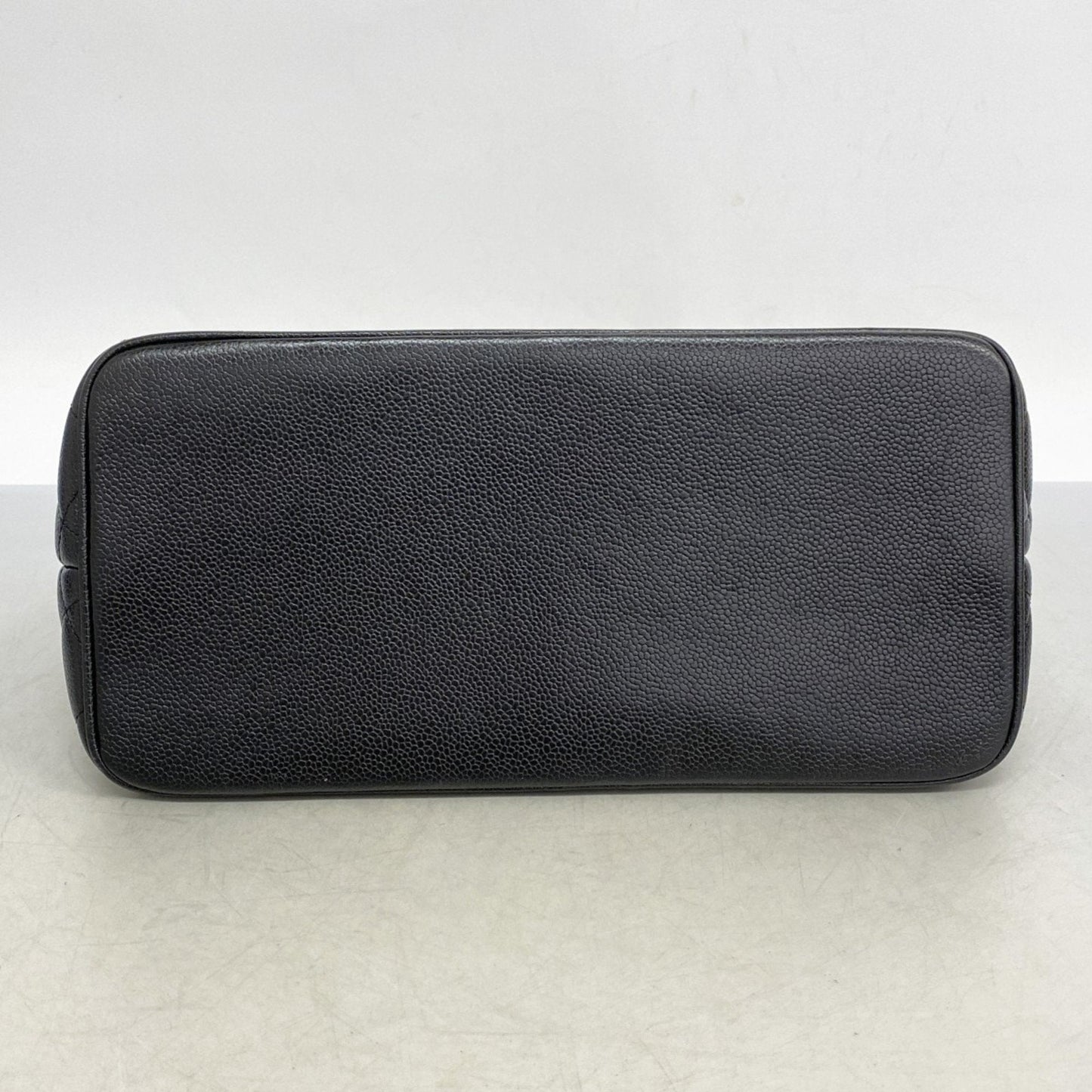 Chanel Black Grained Calfskin Tote Bag