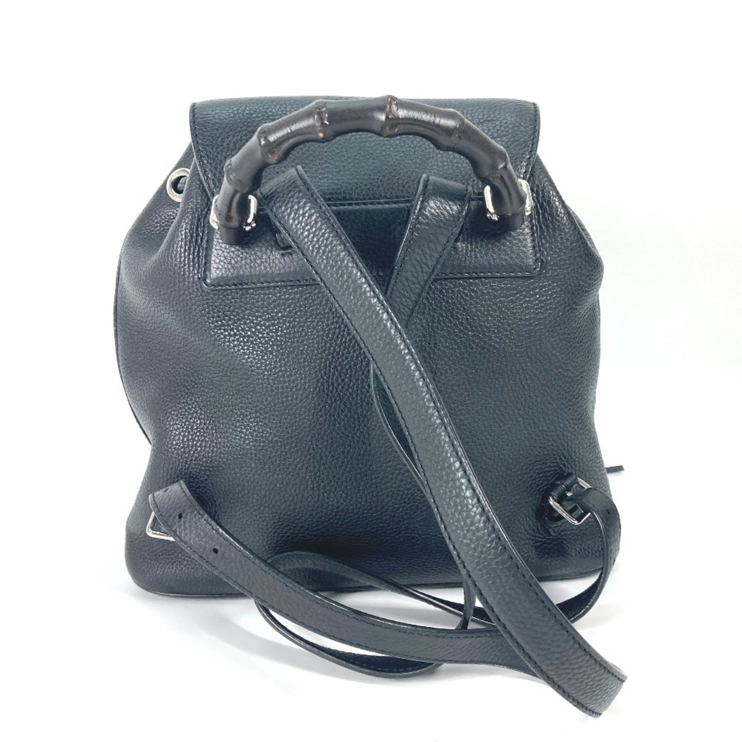 Gucci Black Leather Backpack