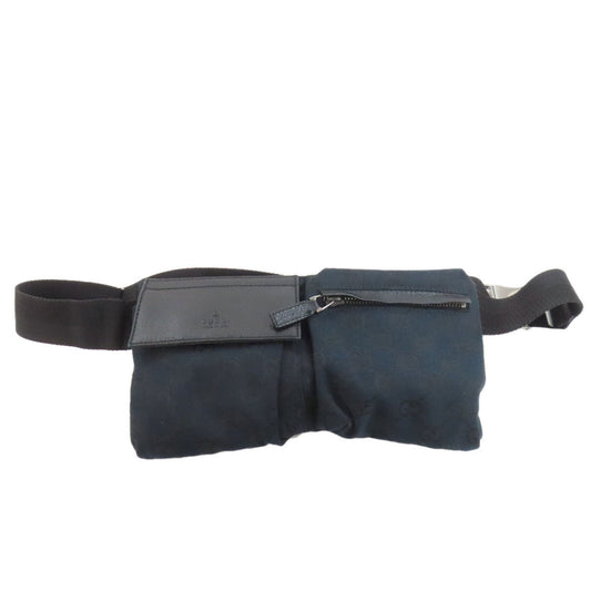 Gucci Black Canvas Fanny Pack