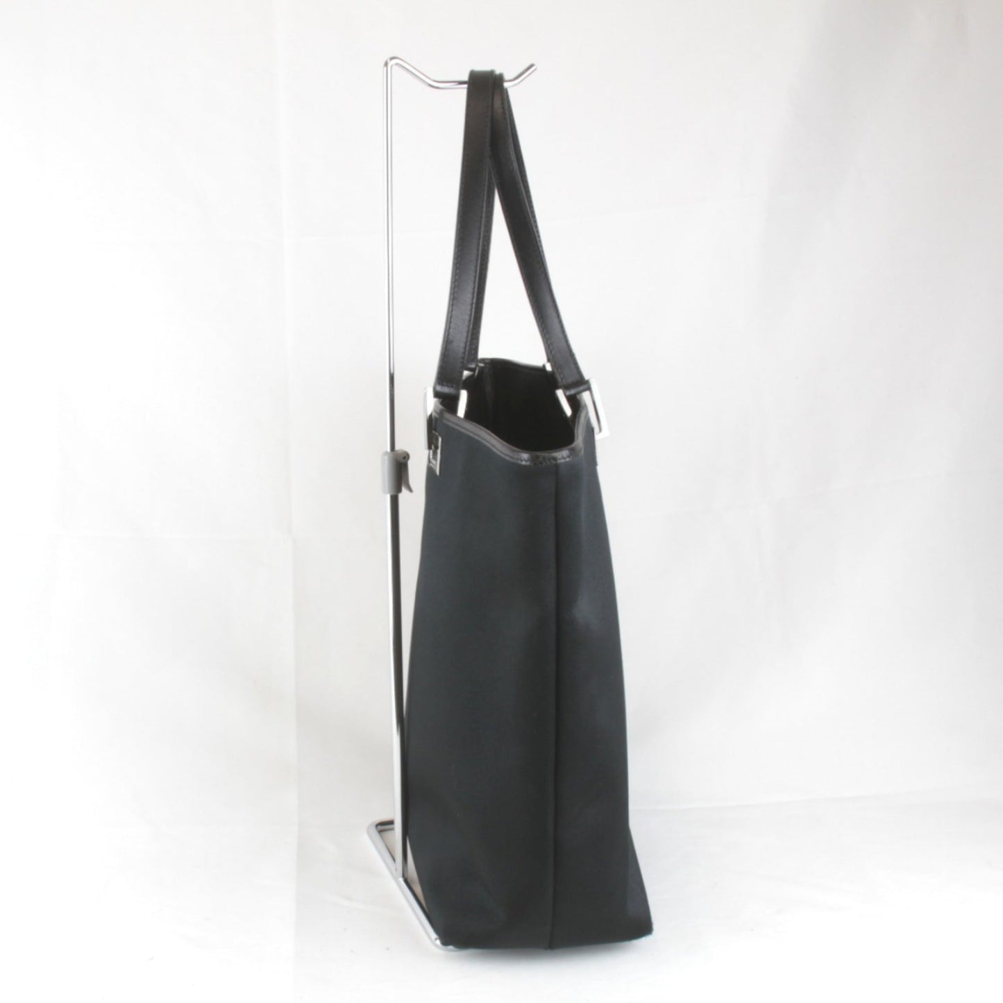 Gucci Black Satin Tote Bag