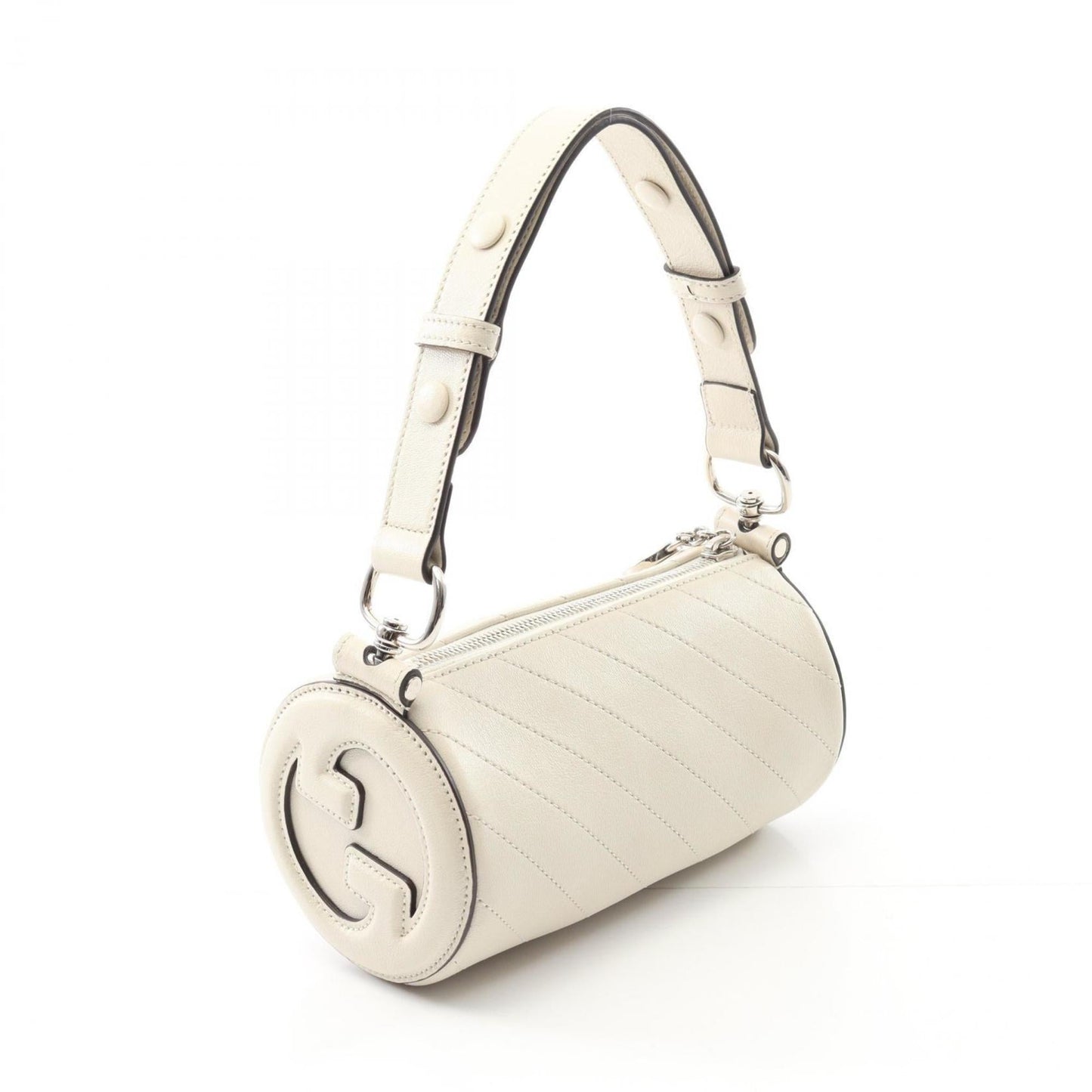 Gucci White Leather Shoulder Bag