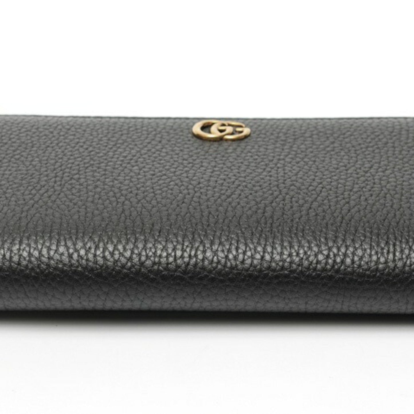 Gucci Black Leather Long Wallet (Bi-Fold)