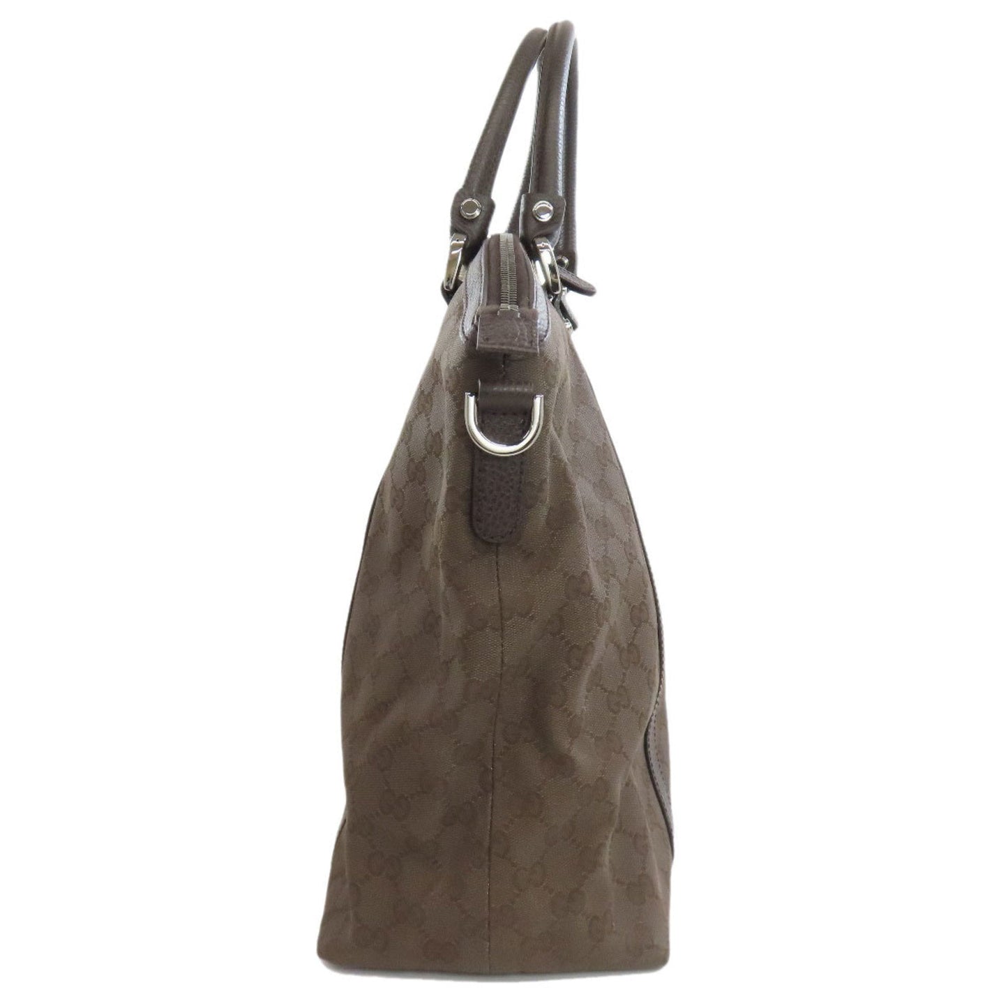 Gucci Brown Canvas Tote Bag