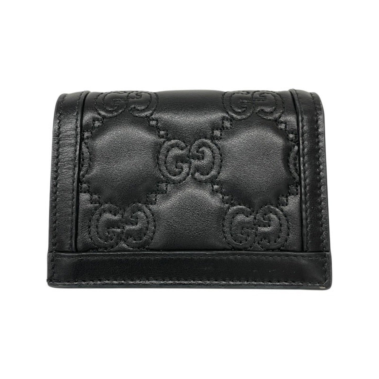 Gucci Black Leather Wallet (Bi-Fold)