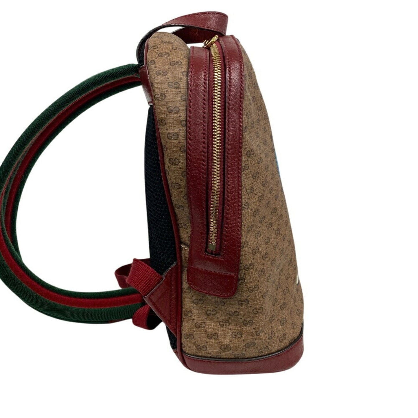 Gucci Beige Red Color Gg Supreme Backpack
