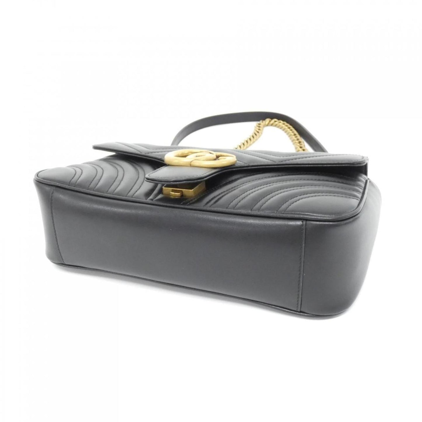 Gucci Black Leather Shoulder Bag