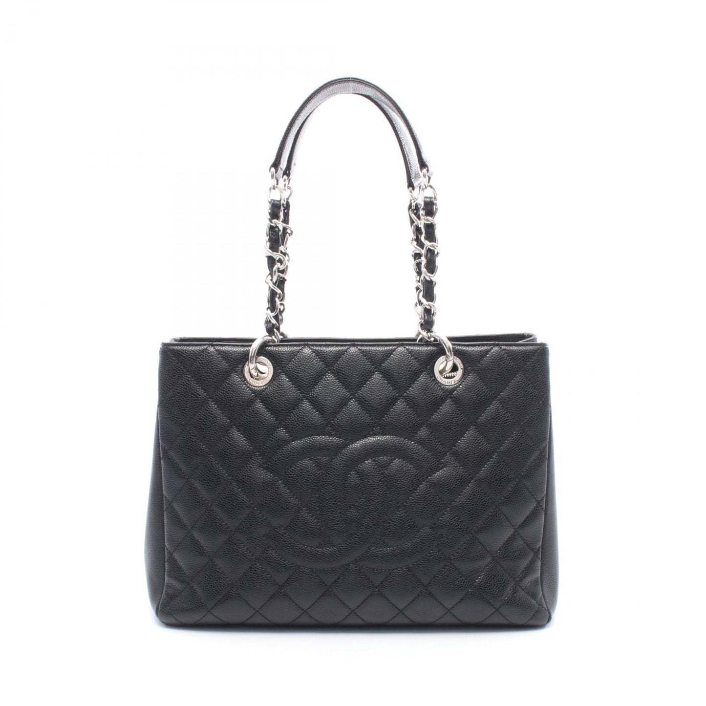 Chanel Black Leather Tote Bag
