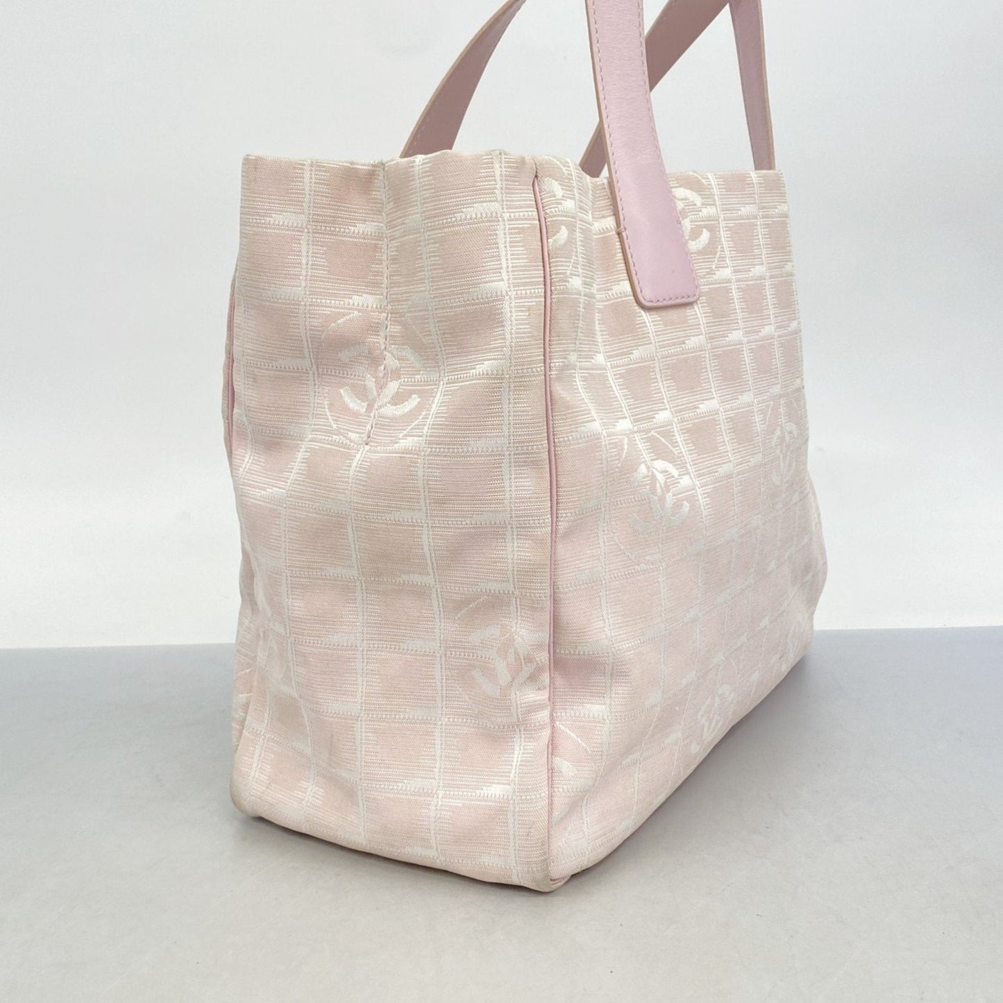Chanel Pink Nylon Tote Bag