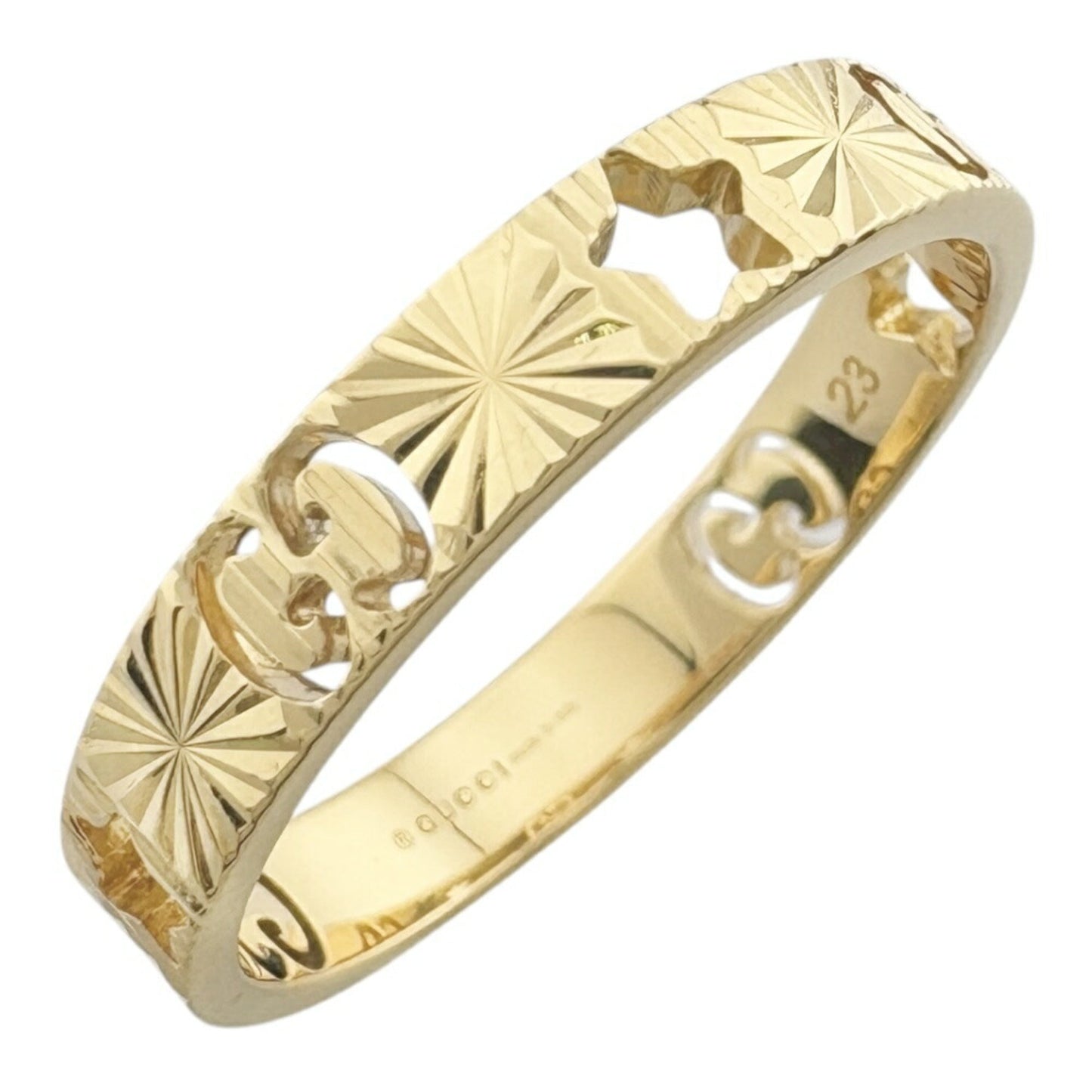 Gucci Icon Yellow Band Ring