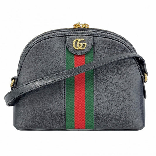 Gucci Black Leather Shoulder Bag