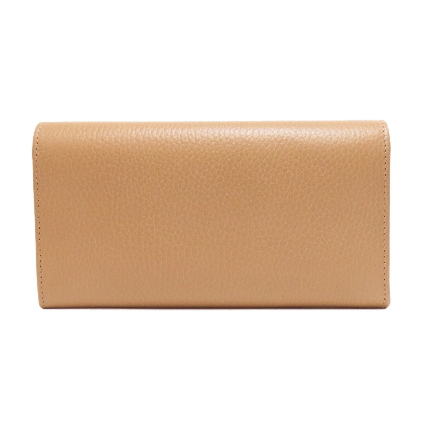 Gucci Beige Leather Long Wallet (Bi-Fold)
