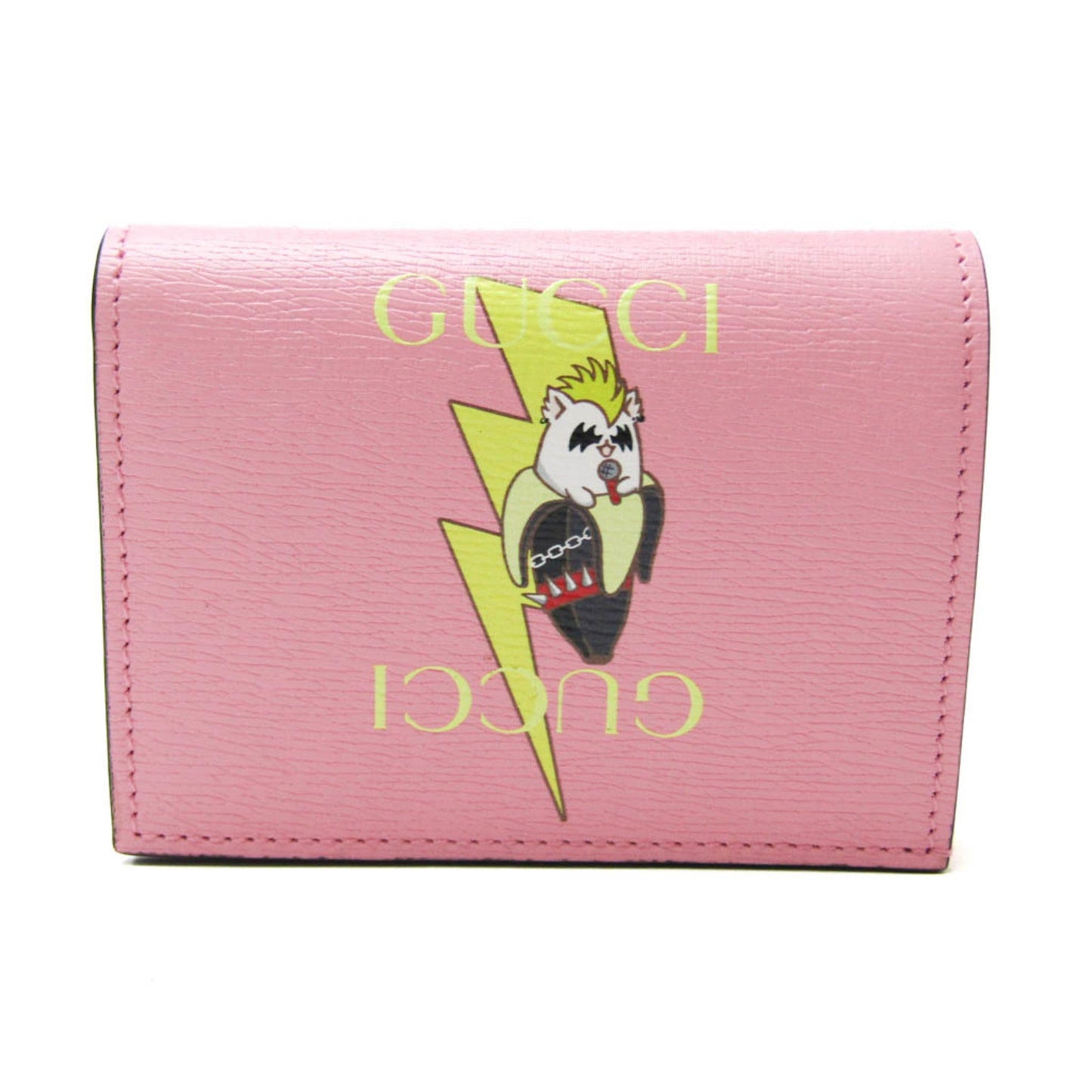Gucci Multi-Color Pink Leather Wallet (Bi-Fold)