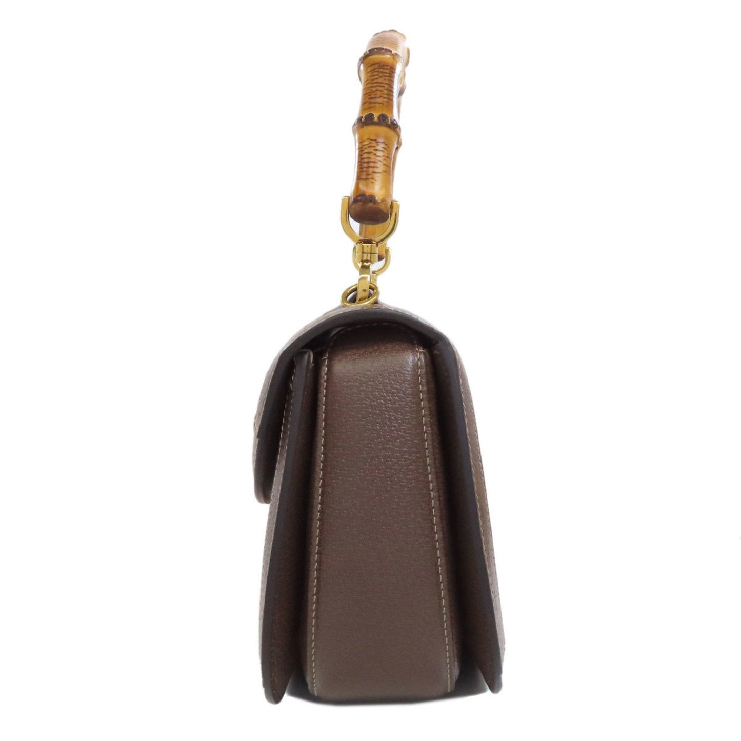 Gucci Brown Canvas Handbag