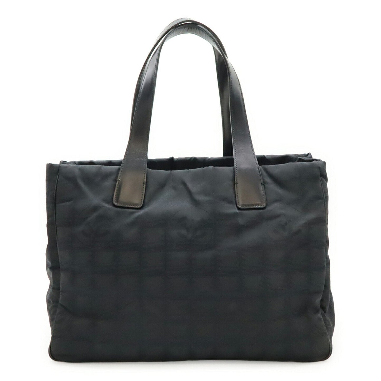 Chanel Black New Travel Line Leather Tote Bag