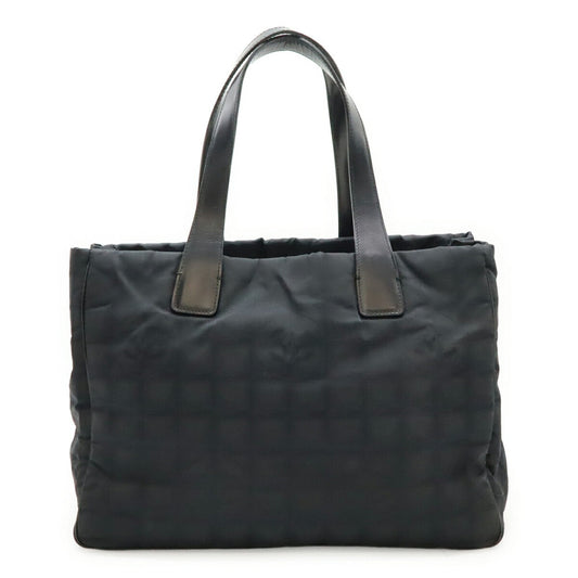 Chanel Black New Travel Line Leather Tote Bag