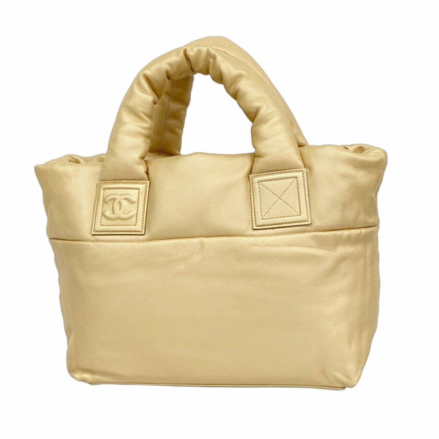 Chanel Beige Leather Tote Bag
