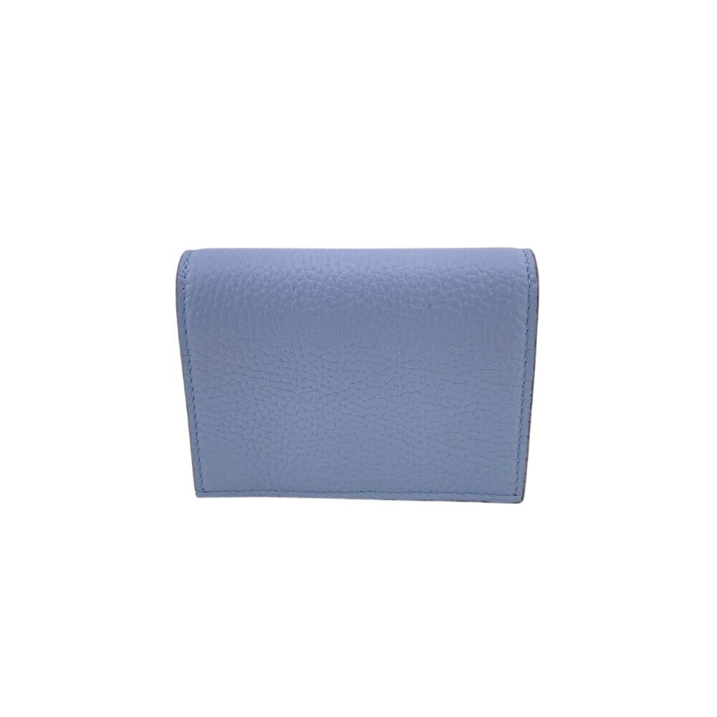 Gucci Blue Leather Wallet (Bi-Fold)