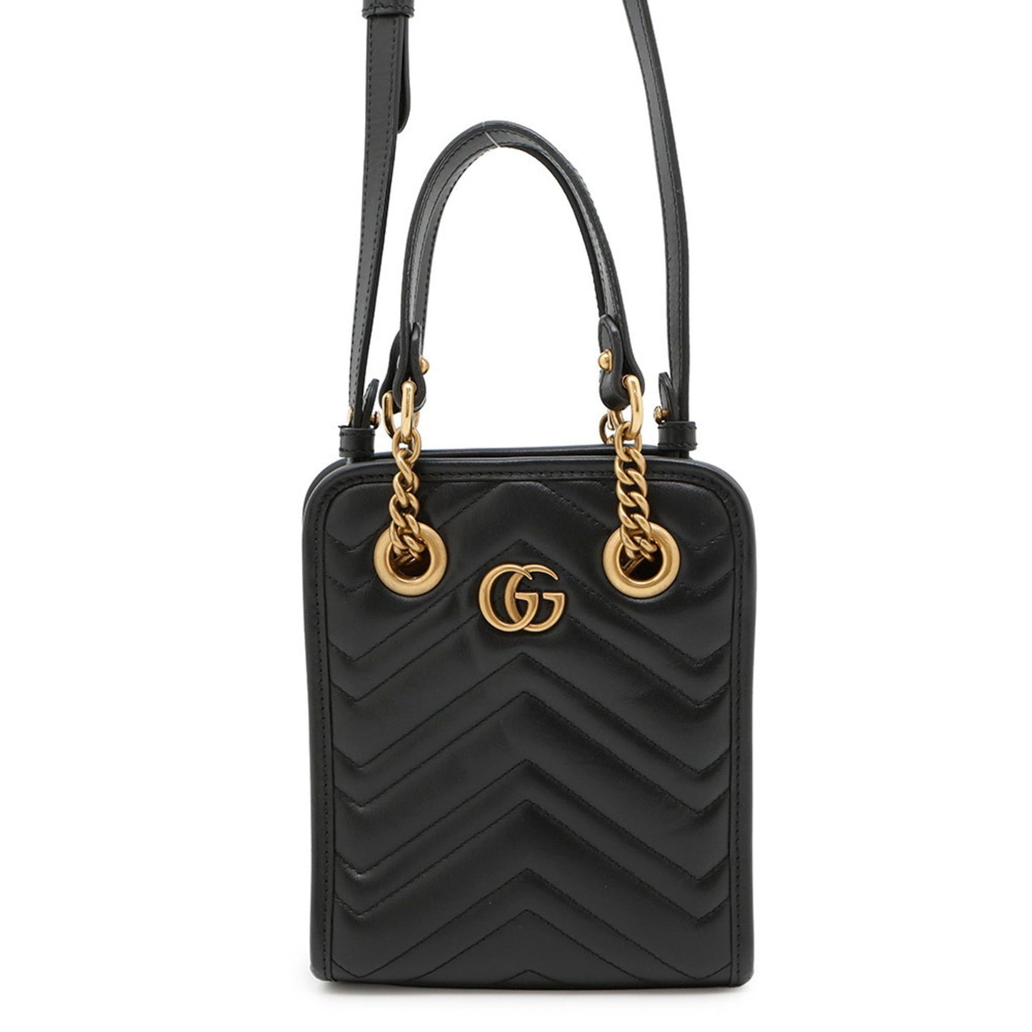 Gucci Black Leather Handbag