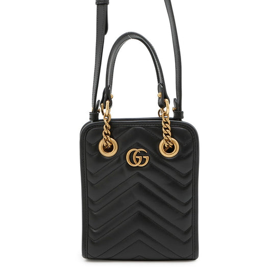 Gucci Black Leather Handbag