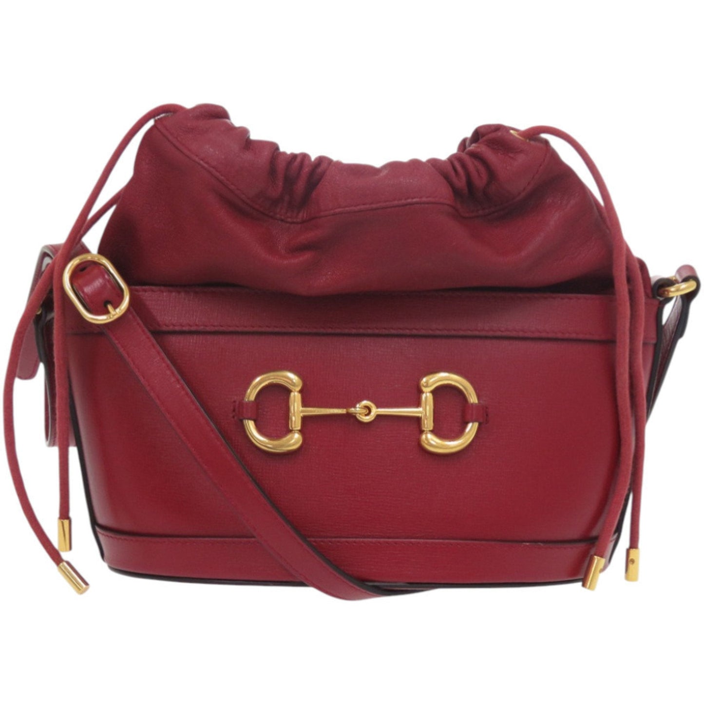Gucci Red Color Leather Shoulder Bag