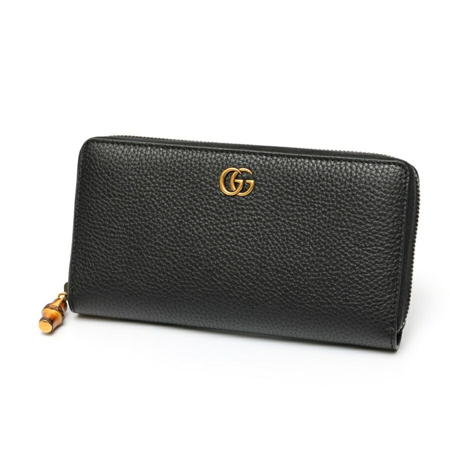 Gucci Black Leather Long Wallet (Bi-Fold)