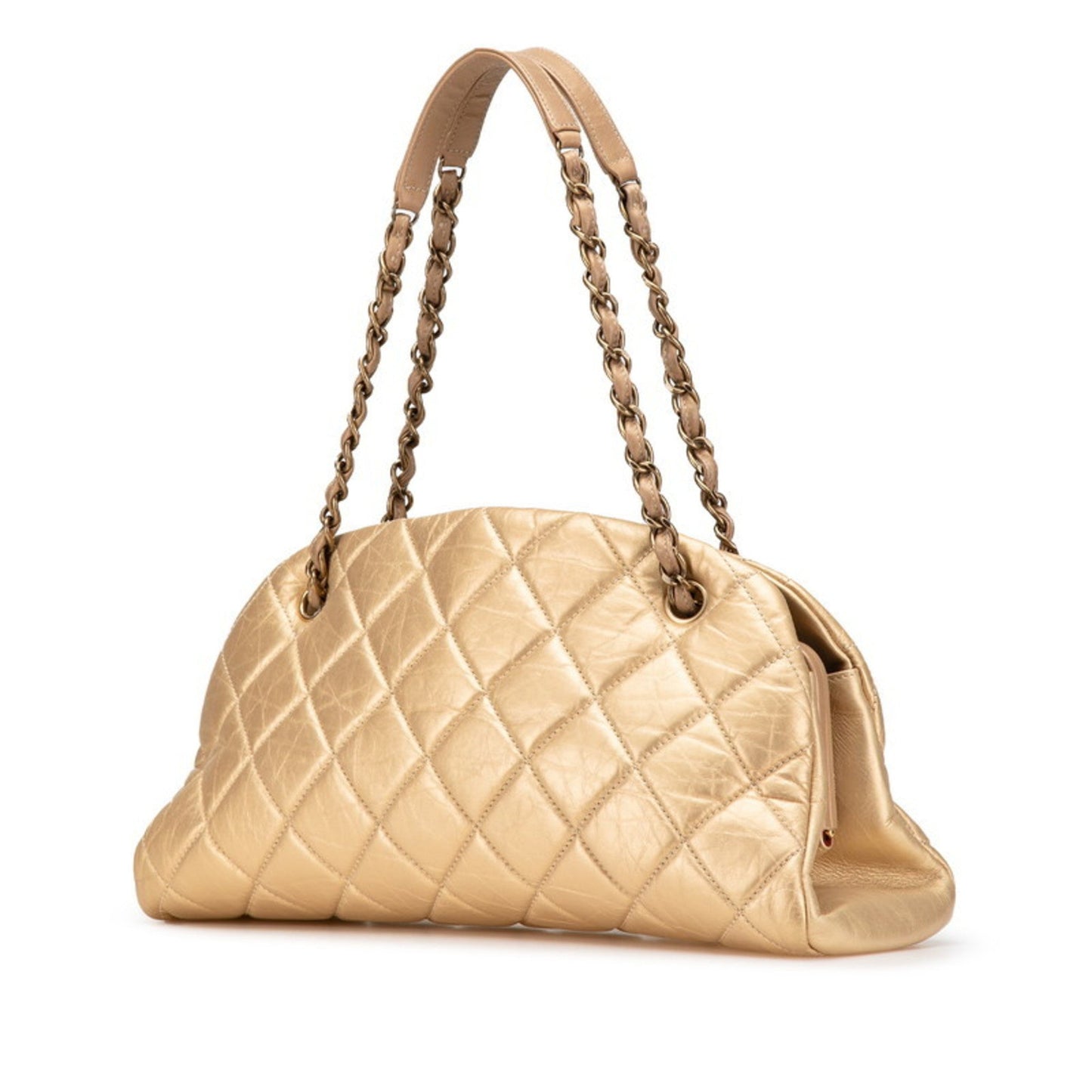 Chanel Gold Leather Tote Bag