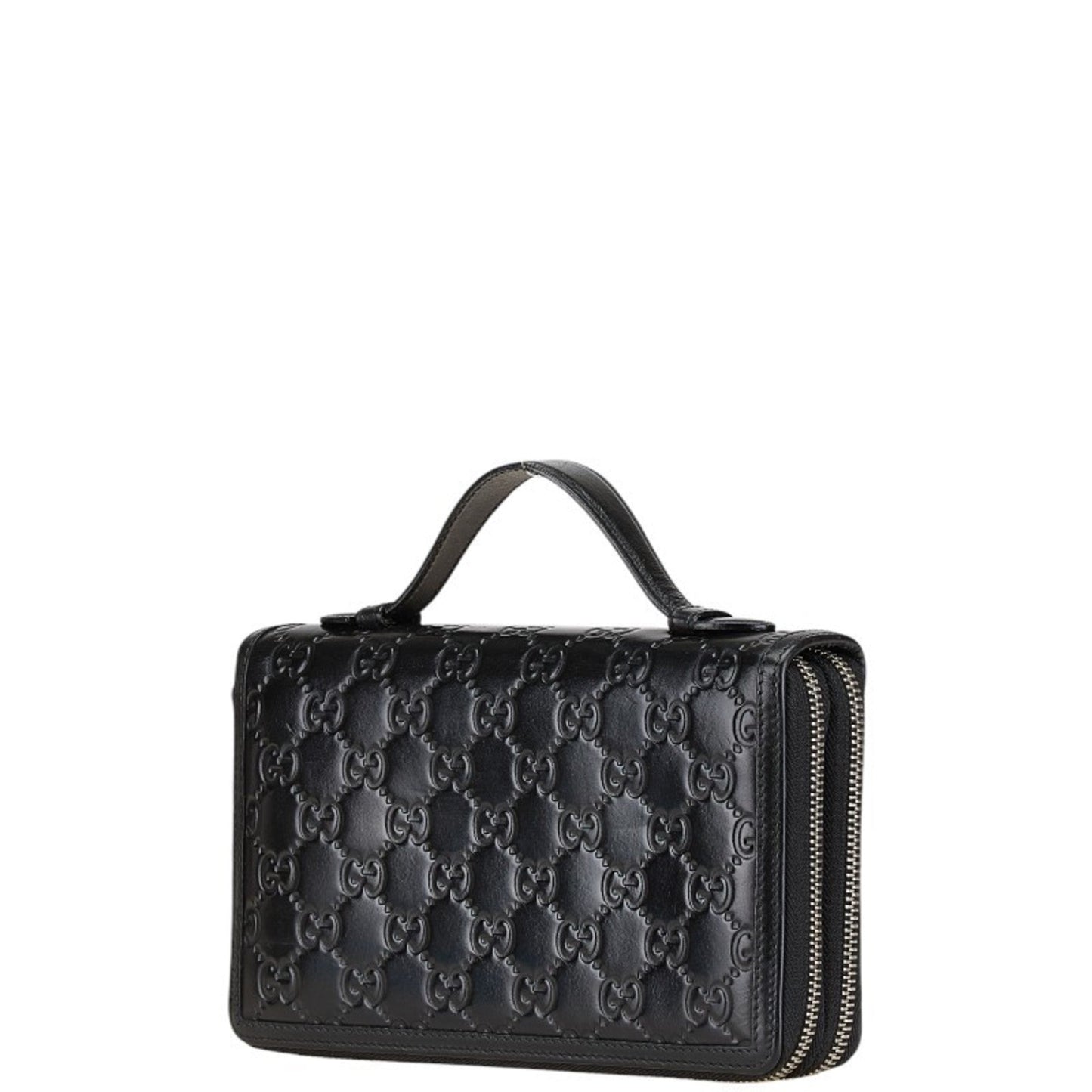 Gucci Black Leather Long Wallet (Bi-Fold)