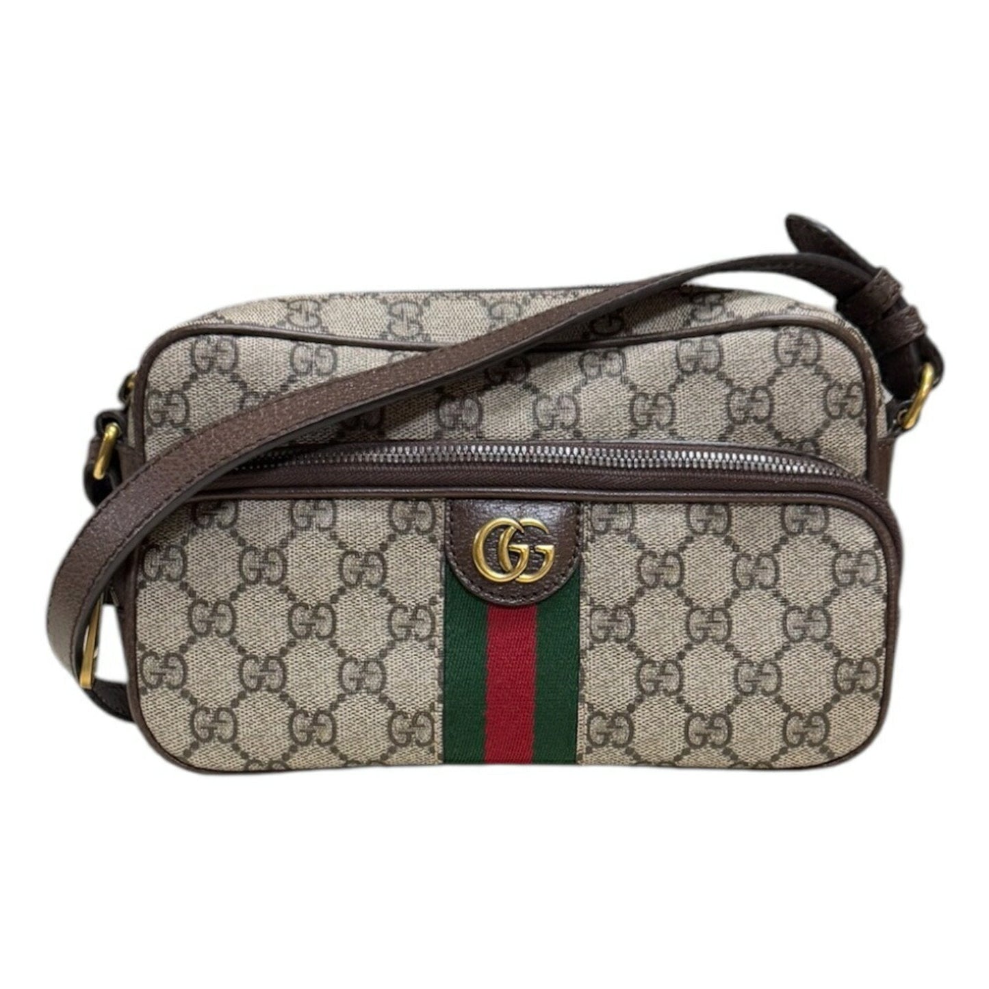 Gucci Ophidia Beige Gg Supreme Shoulder Bag