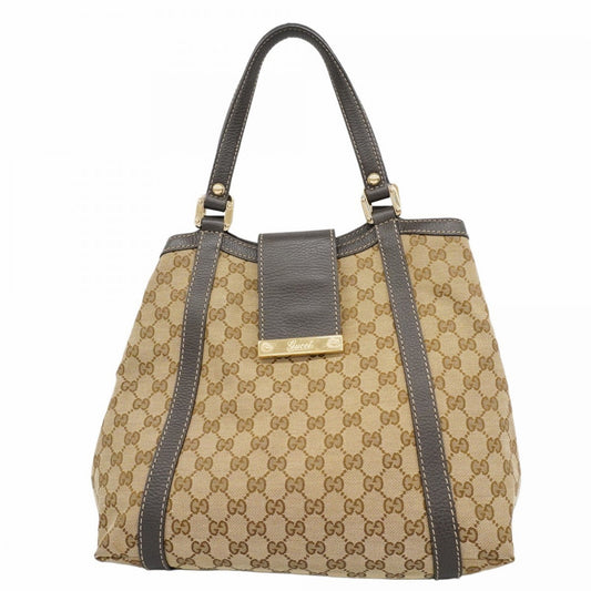 Gucci Brown Canvas Handbag