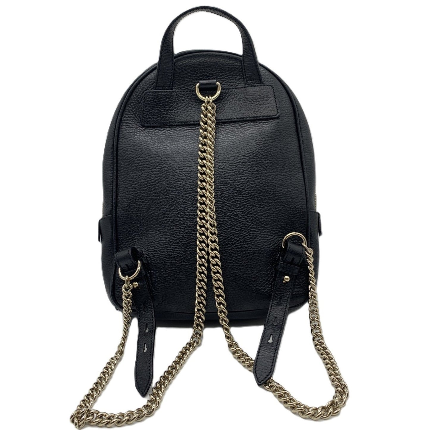 Gucci Black Leather Backpack