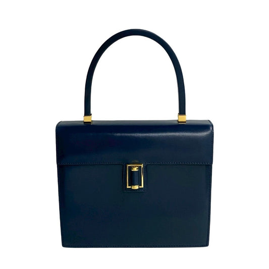 Gucci Navy Leather Handbag