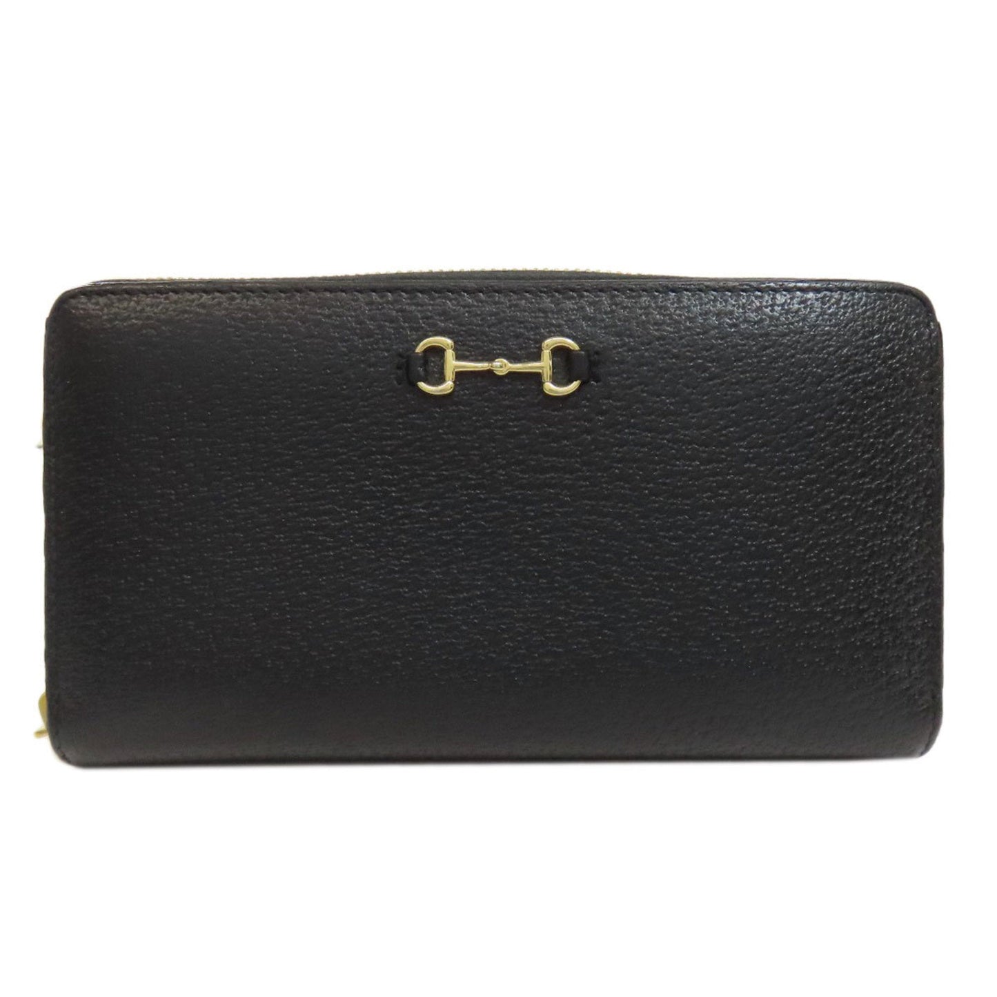 Gucci Black Leather Long Wallet (Bi-Fold)