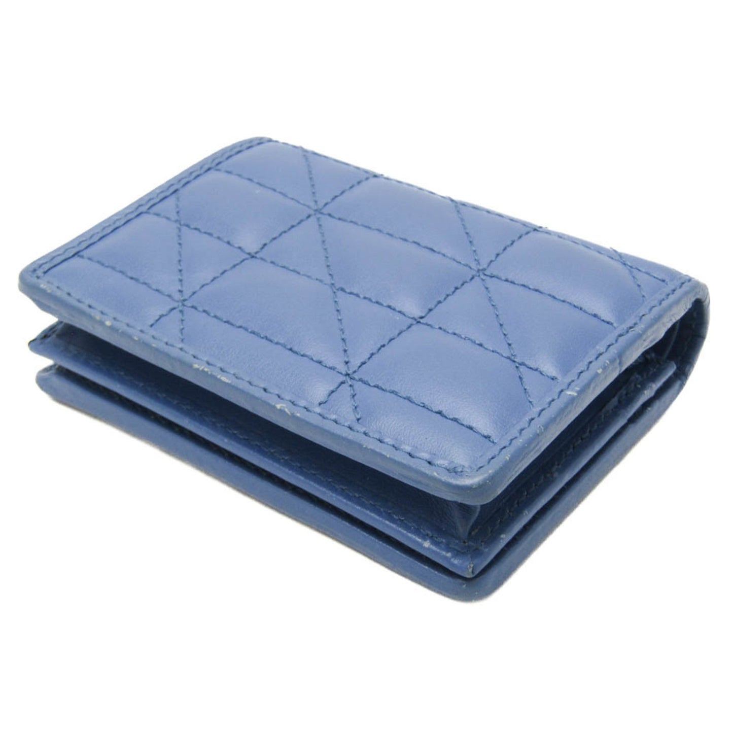 Gucci Blue Leather Wallet (Bi-Fold)