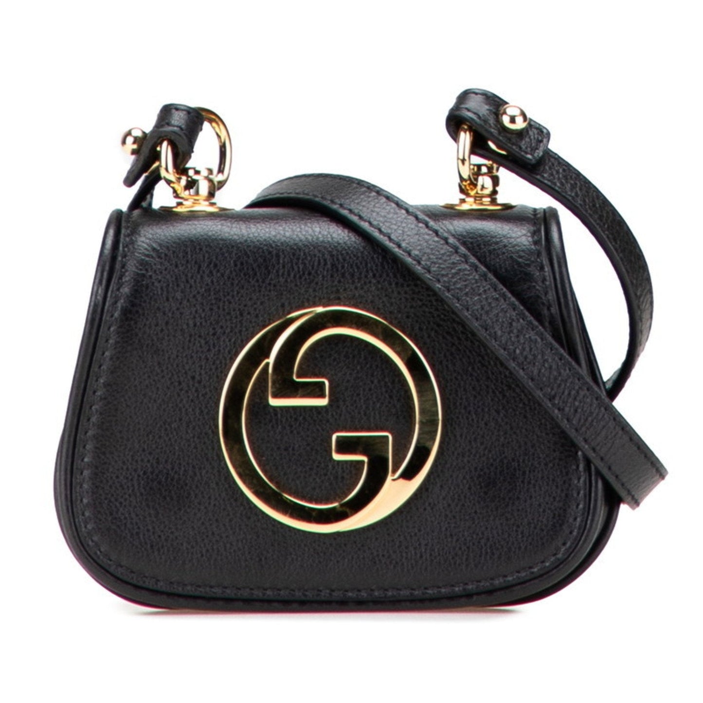 Gucci Black Leather Shoulder Bag