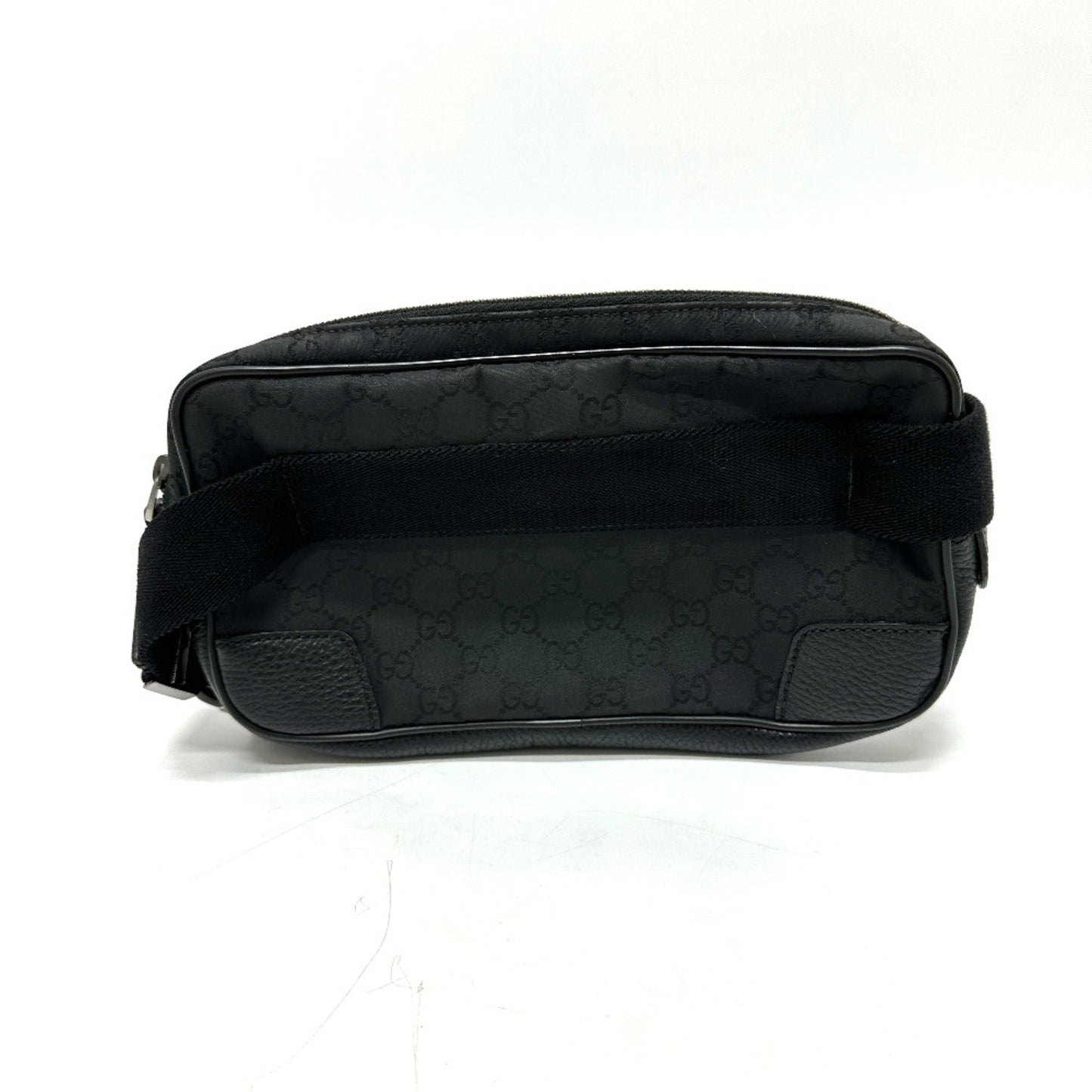 Gucci Black Nylon Leather Sling Bag