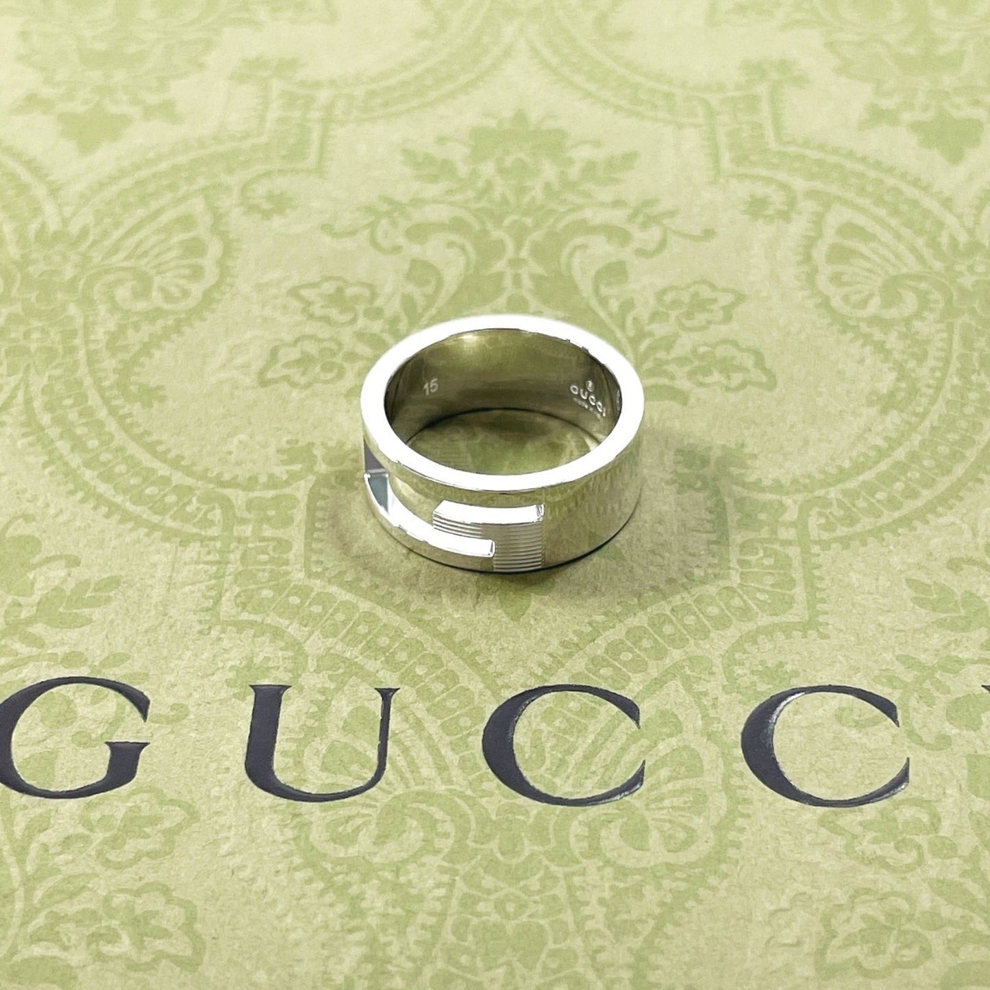 Gucci Silver 925 Band Ring