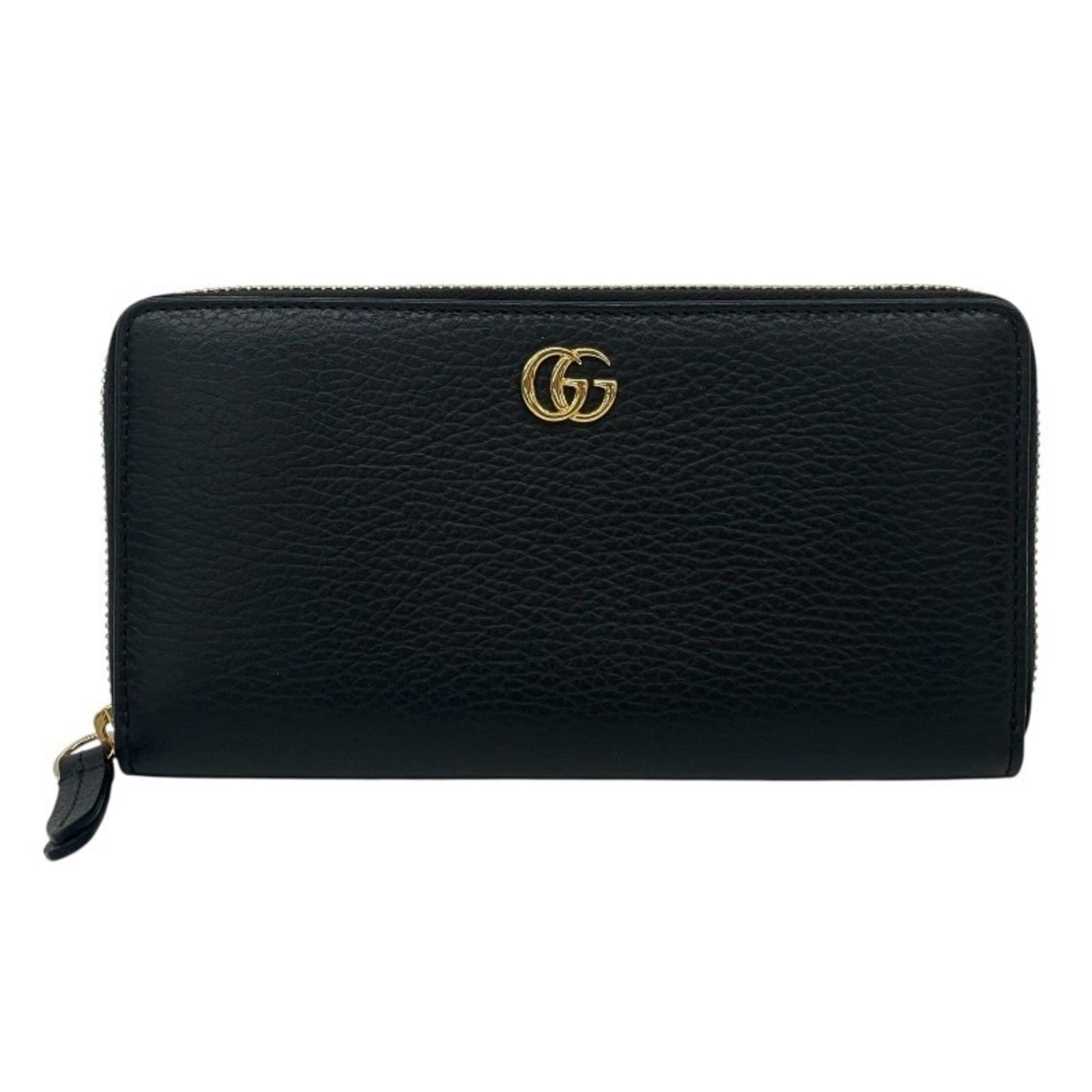 Gucci Black Leather Long Wallet (Bi-Fold)