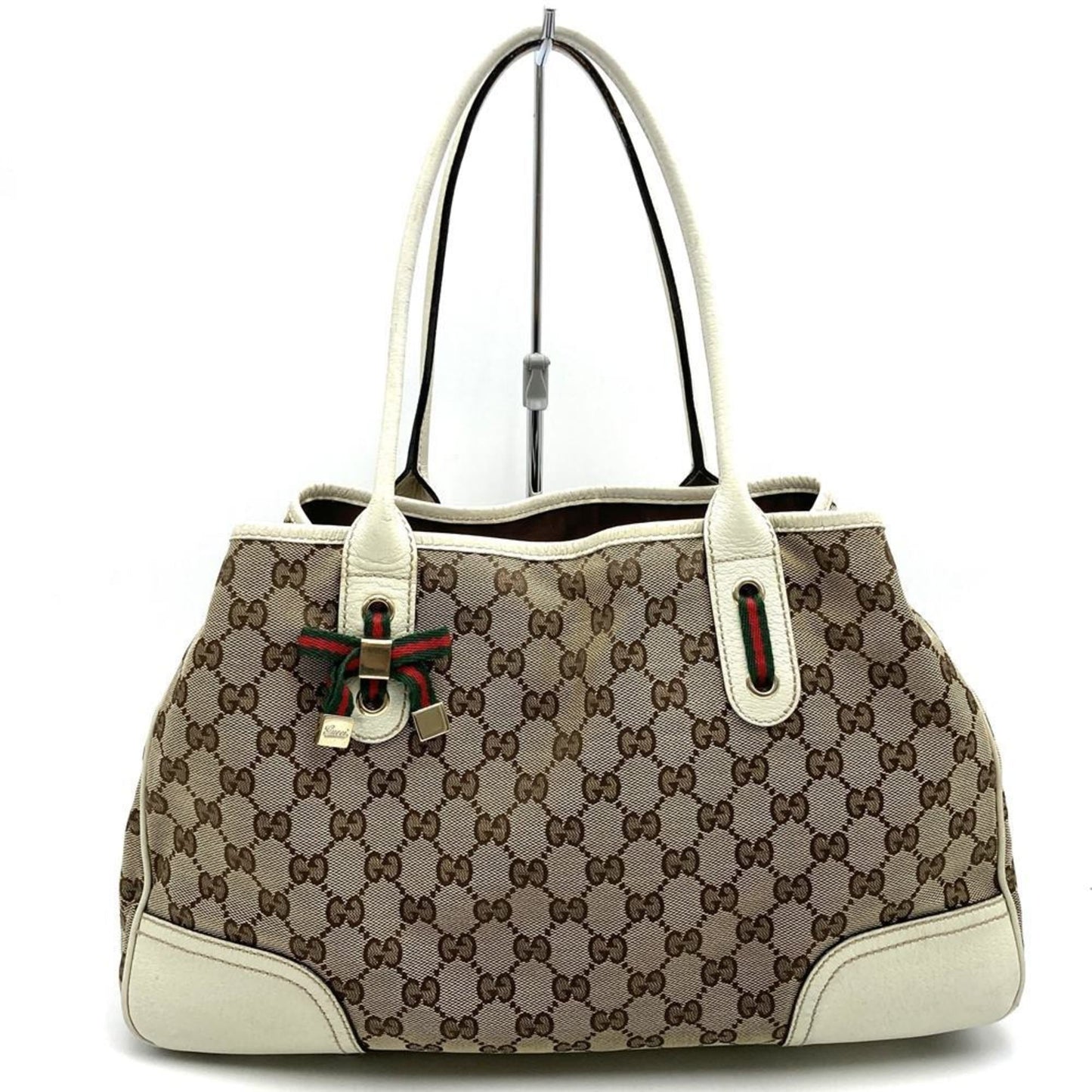 Gucci Sherry Line Brown Gg Canvas Shoulder Bag Tote Bag