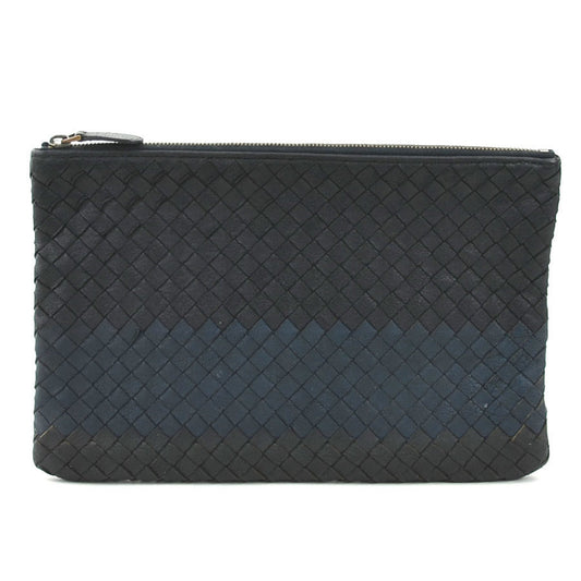 Fold Over Turnlock Clutch Intrecciato Nappa