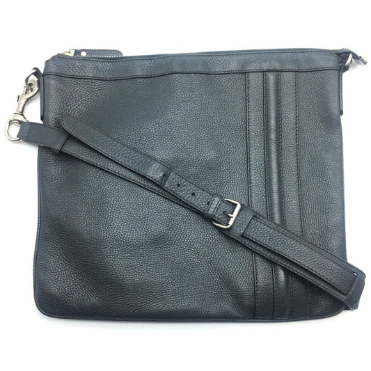 Gucci Gray Leather Shoulder Bag