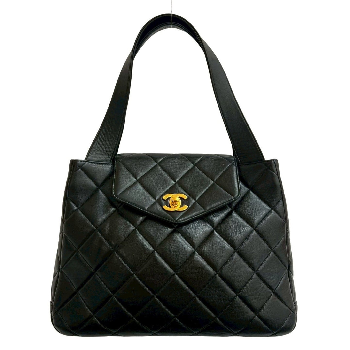 Chanel Black Leather Shoulder Bag Tote Bag