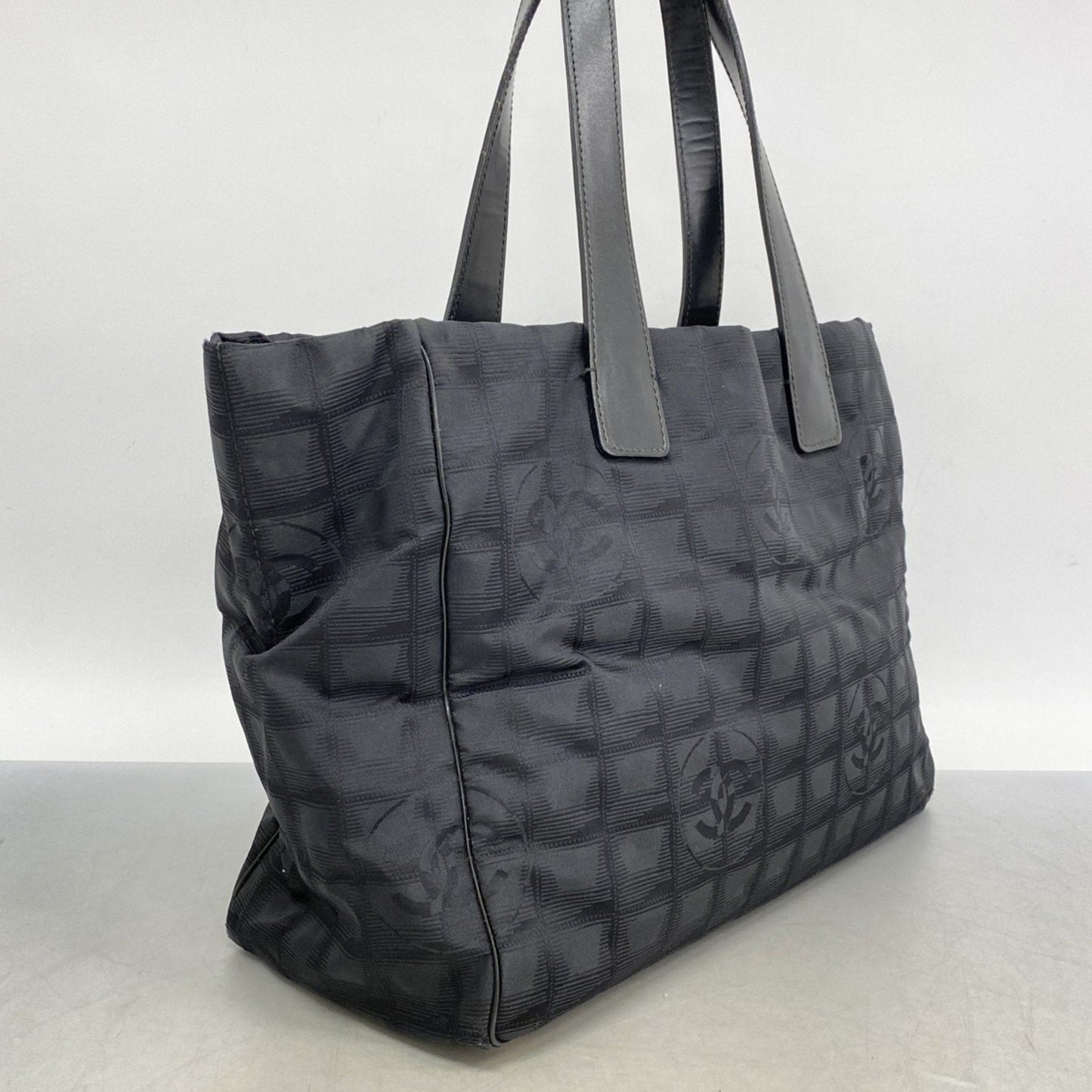 Chanel Black Nylon Tote Bag