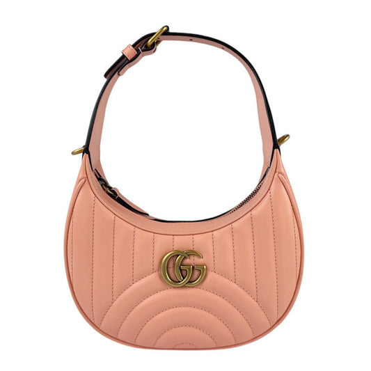 Gucci Salmon Pink Leather Handbag Shoulder Bag