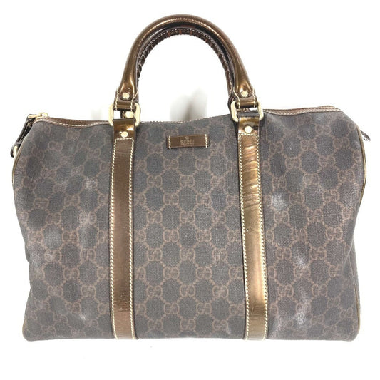 Gucci Brown Gg Plus Boston Bag Handbag