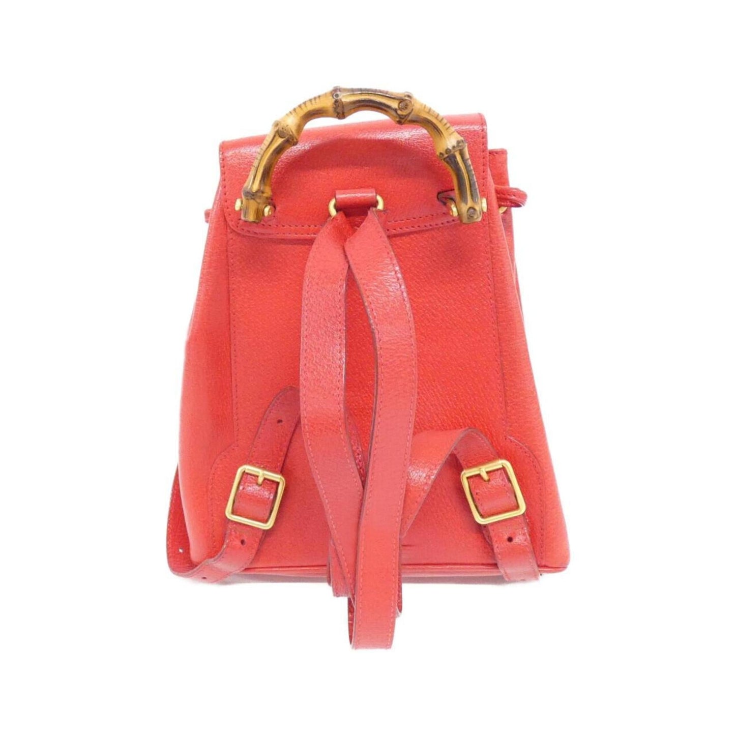 Gucci Red Color Leather Backpack