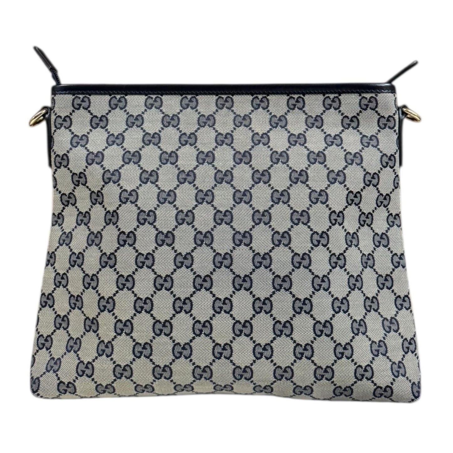 Gucci Gg Canvas Beige Navy Gg Canvas Shoulder Bag