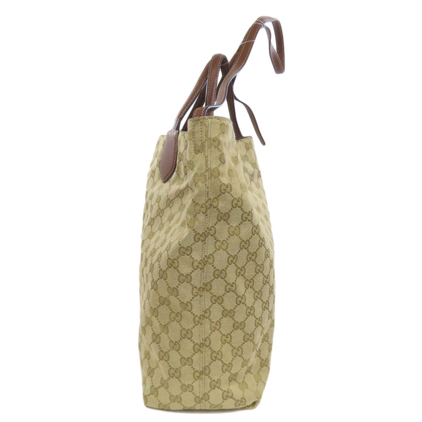 Gucci Brown Canvas Tote Bag