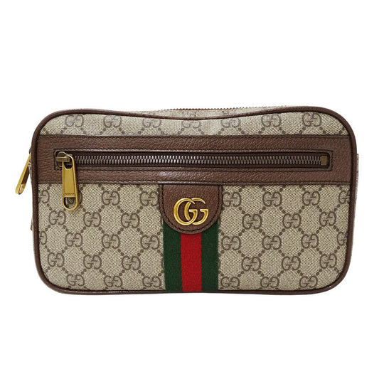 Gucci Brown Gg Supreme Canvas Fanny Pack Sling Bag