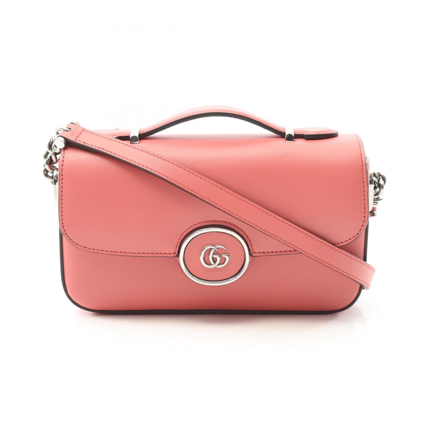 Gucci Pink Leather Shoulder Bag