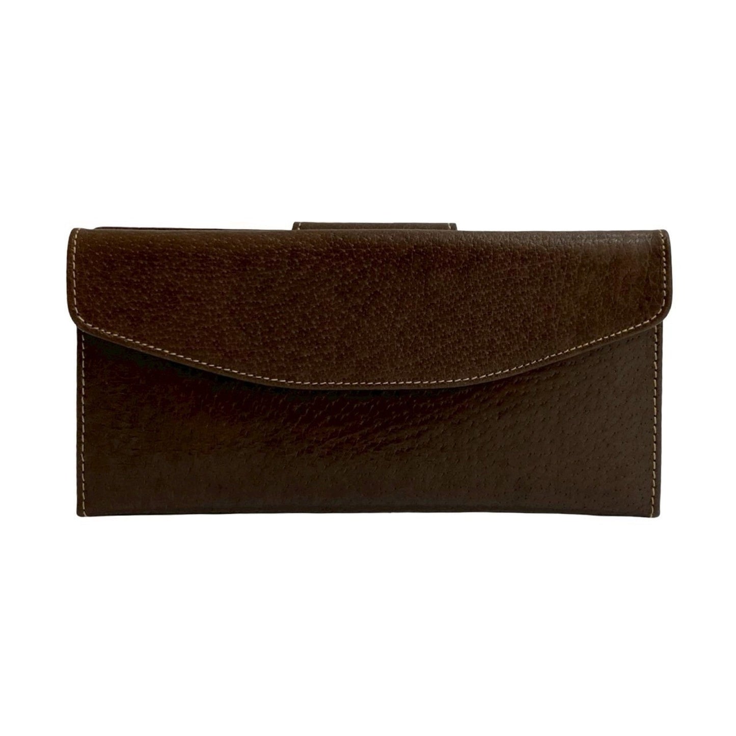 Gucci Brown Leather Long Wallet (Bi-Fold)